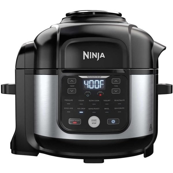 Ninja OS301/FD305CO Foodi 10-in-1 Pressure Cooker and Air Fryer with Nesting