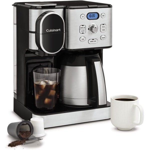 CUISINART Coffee Center® 10-Cup Thermal Coffeemaker and Single-Serve Brewer
