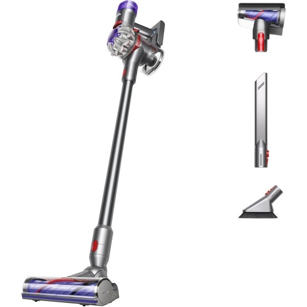 Dyson V8 Plus Cordless Vacuum, Cleans Hard Floors and Carpets, Detangles,