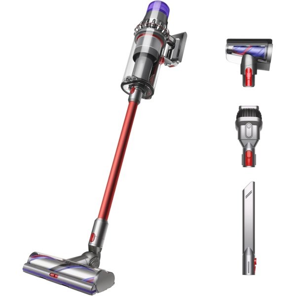 Dyson Outsize Cordless Vacuum Cleaner, Nickel/Red, Extra Large