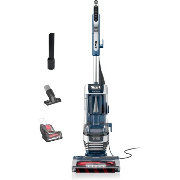Shark Upright Vacuum, Stratos with DuoClean PowerFins, HairPro, Powered