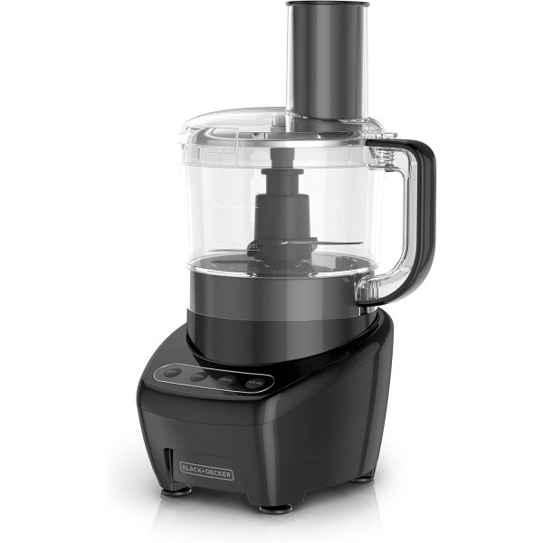 BLACK+DECKER Food Processor and Vegetable Chopper, Stainless Steel Blade, 8-Cup