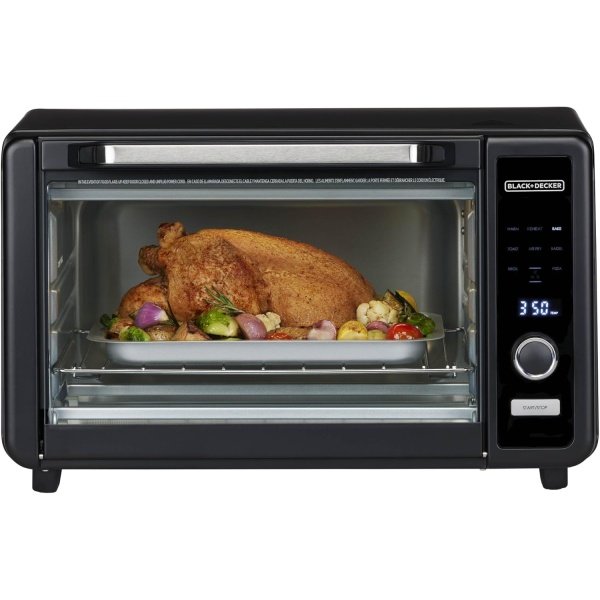 BLACK+DECKER Crisp 'N Bake™ 6-Slice Digital Air Fry Toaster Oven