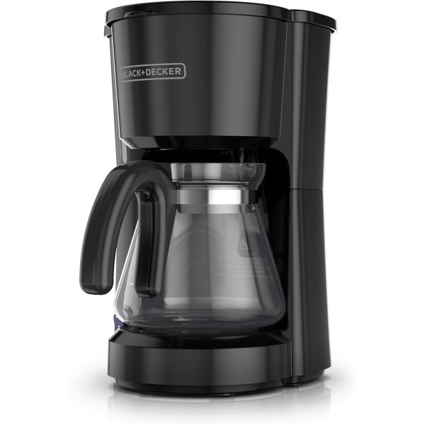 BLACK+DECKER 5-Cup Programmable Coffee Maker with Brew Strength Selector,
