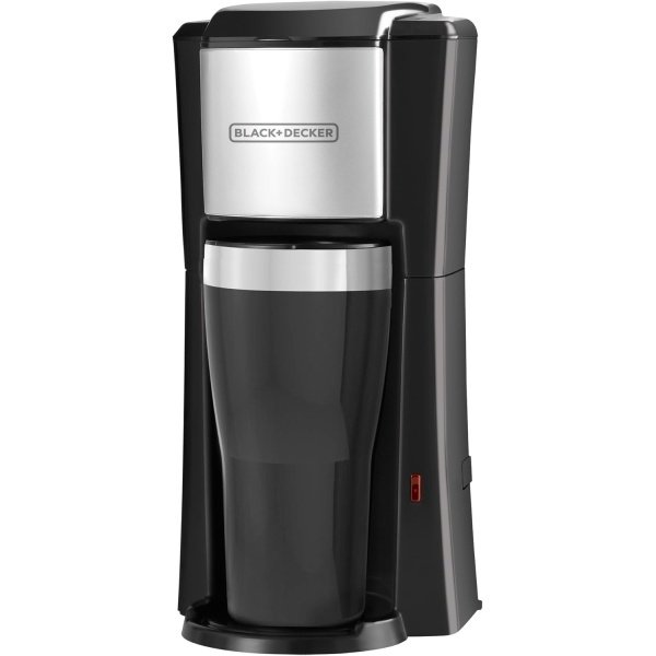 BLACK+DECKER CM618 Single Serve Coffee Maker, Black