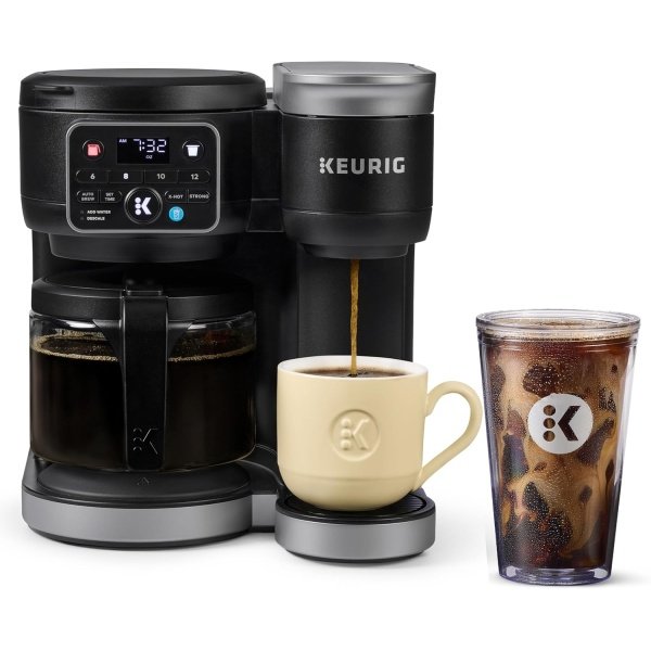 Keurig K-Duo Single Serve K-Cup Pod & Carafe Coffee Maker, Black