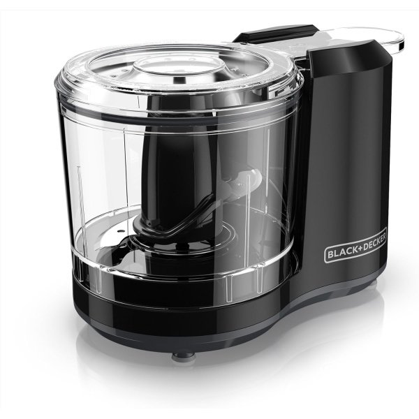 BLACK+DECKER 1.5-Cup Electric Food Chopper, One Touch Pulse, 150W Motor, Mini