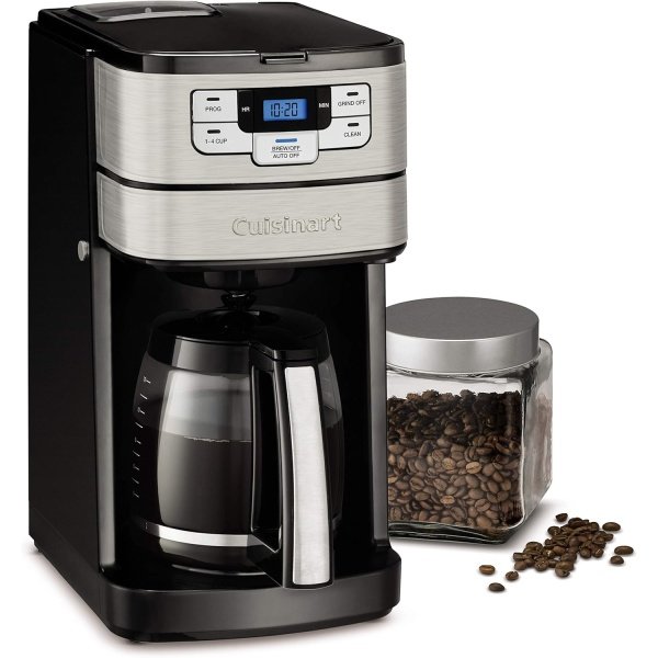 Cuisinart Automatic Grind and Brew 12-Cup Coffeemaker with 1-4 Cup Setting and