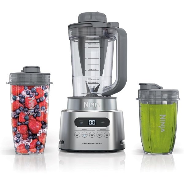Ninja SS151 TWISTi Blender DUO, High-Speed 1600 WP Smoothie Maker & Nutrient